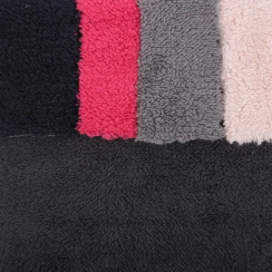 Buy brushed fluffy polyester knit fleece fabric rayon blended clothing fabrics from china