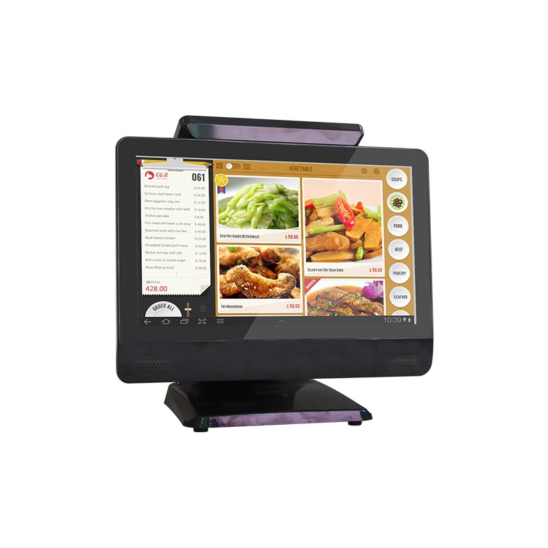 BVS 15.6 inch Windows7 True Flat Touch Screen All In One Cash Register/POS Terminal/POS System