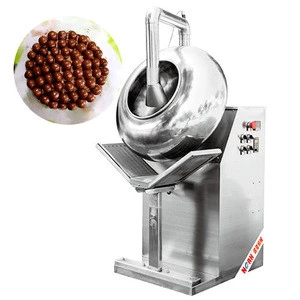 BY600 thick layer cashew nuts chocolate coating machine
