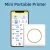 Import C20 YANXI Mini Thermal Printer BT Wireless Inkless Printer Photo Sticker Note Printing Portable Pocket Office Printer from China