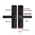 Card Key Password Ble TTLock APP Intelligent Biometric Fingerprint Smart Lock For Home