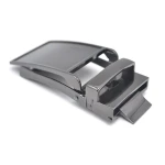 Carosung Wholesale Custom Printing Logo Gunmetal Blank Automatic Ratchet Buckle for 35mm Leather Belts