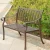 Import cast aluminium garden park benches seating with steel frame from China
