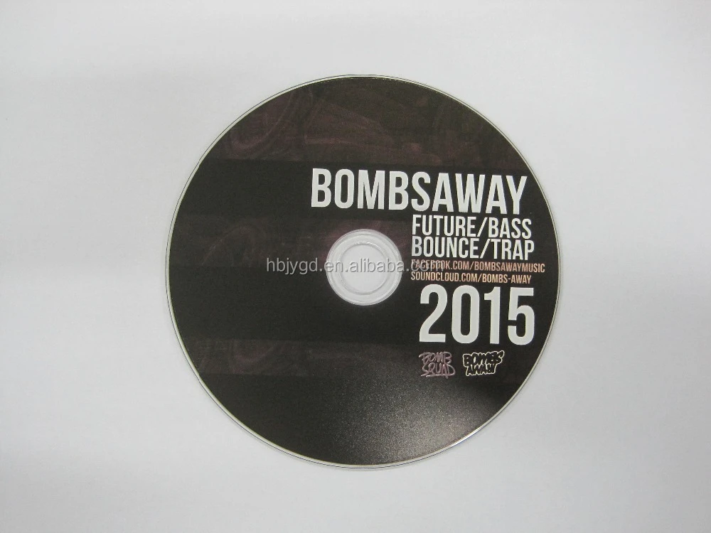 CD replication with artwork printed and plastic sleeve package.