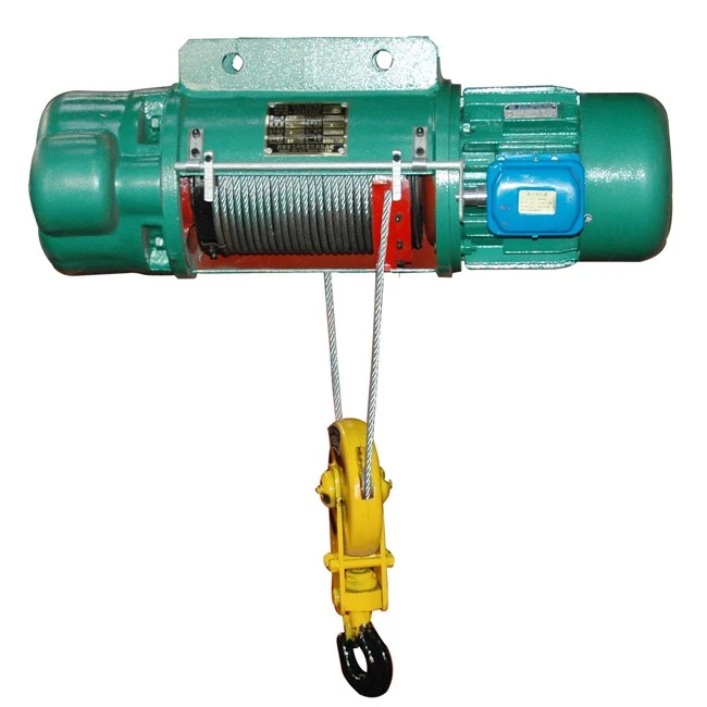 CD1 lifting capacity 5 ton lifting height 6 m with trolley electric wire rope hoist