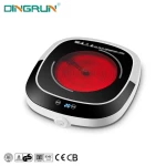 Ce Certified 2200W Wok Induction Hob Stove Anti Crushed Electric 220V Induction Infrared Cooker