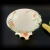 Import ceramic fruit bowl china suppliers home party decoration round gold rim porcelain bowl with foot from China