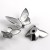 Import Ceramic Porcelain Animal Insect silver gold Butterfly Figurine For Decoration from China