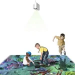 Chariot basic version interactive projection water play equipment for kids amusement park.