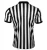 Cheap Custom Sports Black White Stripe Referee Shirt Zipper Umpire Football Jersey Shirt Pro Uniform For Soccer wear