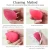 Import Cheap Price Foundation Puff Silicone Eco-Friendly Spong Difrent Size Make Up Sponge Blender from China