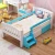 Import cheap wooden burlywood child bed for kids furniture children bed from China