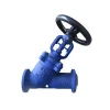 Chemical Industry Y Type DN50 PN16 Bellow Seal GS C25 Globe Valve