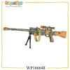 child play indoor plastic gun with music and light electric toy gun with infrared