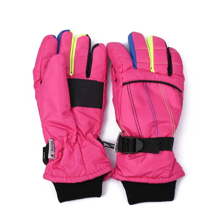 Child Ski Gloves Custom Winter Children Heated Racing Sport Snowboard Kids Gloves