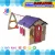 Import Children plastic playhouse and slide love chocolate swing combination durable happy indoor playhouse for kids from China