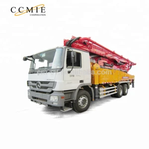China 34m 35m 40m 41m 46m used grout concrete pumps for sale