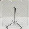 China building glass factory supplier clear chicken fire proof wire mesh glass
