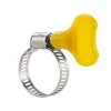 China factory Mini American type Galvanized steel  hose clamp with plastic key handle