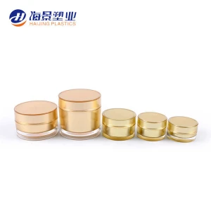 China factory wholesale big size 100g 200g Empty Cosmetic Acrylic Face Cream Jar