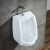 Import China Factory Wholesale Price Cheap Wall Mounted Top Flushing Ceramic Urinal For Male from Hong Kong