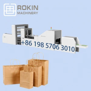 China gold supplier bakery paper bags for homemade bread flat paper bag making machine