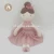 Import china handmade custom girl cloth fabric plush baby cheap 100% polyester plush fabric soft rag doll from China