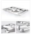 Import China made tableware dishes stainless steel cafeteria trays with eco friendly material from China