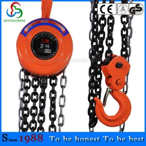 China supplier hsz chian block 1T2T3T5T10T 20T low price construction manual lifting tools manufacture chian hoist manufacture