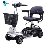 China Wholesale Elderly Adults Kids Seat Mini Foldable Electric Scooters Motorcycle Travel Family Aluminium Moped E Best Folding Mobility Electric Scooter