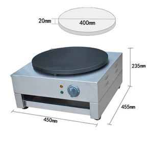 Chinese electric commercial crepe maker pancake maker 40cm