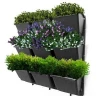 Chinese manufacturer plastic hanging flower pots &amp; planters vertical garden pot for green wall system