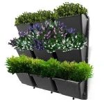 Chinese manufacturer plastic hanging flower pots & planters vertical garden pot for green wall system