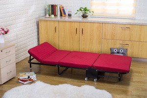 Chinese wholesale hospital escort bed foldable folding sofa bed single
