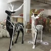 Christmas Decorative Deer Animal Statue in Resin Craft