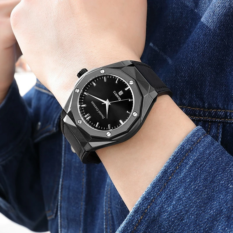 40mm Watch Men Luxury Quartz Watches Daniel Gorman Golden Wristwatches  Fashion Stainless Steel Luminous Waterproof Clocks 2023 - AliExpress