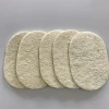 CK002-1 8*12cm bleached natural loofah kitchen Cleaning Towel Scrub Pad scrubber pad loofah dish sponge