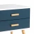 Import classic blue color wood bedroom lifewit cute smart night stand bedside table from China