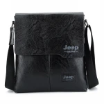 Classic men's shoulder messenger retro style men's PU leather bag cover diagonal briefcase
