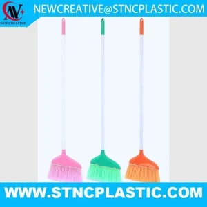 cleaning plastic colorful long stick besom