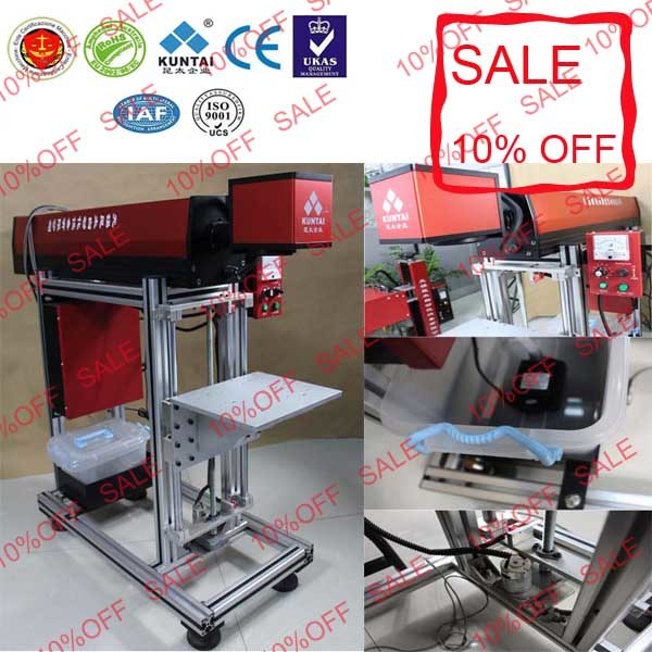 CO2 Laser Marking Printing Machine for Wood Rubber Fruit Cloth