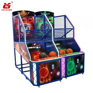 Coin operated street basketball arcade game machine hot basketball game machine
