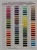 Import Color card 100%  rayon embroidery thread from China