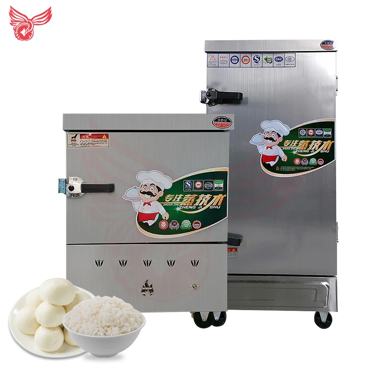 Commercial Automatic 220v Control Time Pizzeria Steamed Dumpling Steamer/electric And Gas Heating Rice Steamer Cabinet Machine