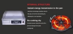 Commercial kitchen equipment griddle, commercial stainless steel flat top grill griddle induction