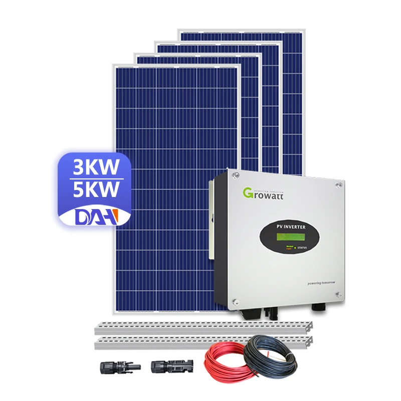Complete solar system grid tied 3KW 5KW 10KW home solar energy system