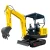Import Construction Farm Equipment Machinary Excavator Mini Digger Rubber Track Excavator from China