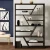 Import Contemporary design irregular wood structure bookshelf solid wood custom bookcase from China