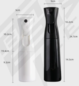 Continuous Spray Water Bottle Hair Mist Sprayer  12 Oz Ultra Fine Flairosol Aerosol  Solvent
