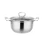 Import Cooking ware milk pot double handle metal soup pot stainless steel cooking pot from China